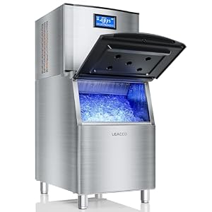 Commercial Ice Maker Machine 680LBS/24H 1200W Industrial Ice Machine Maker