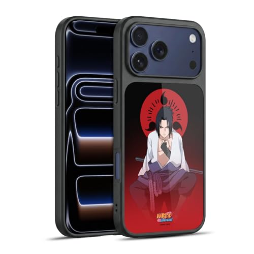 Coque Naruto iPhone 17 Pro Max évite les fissures grâce au gel renforcé antichoc Sasuke