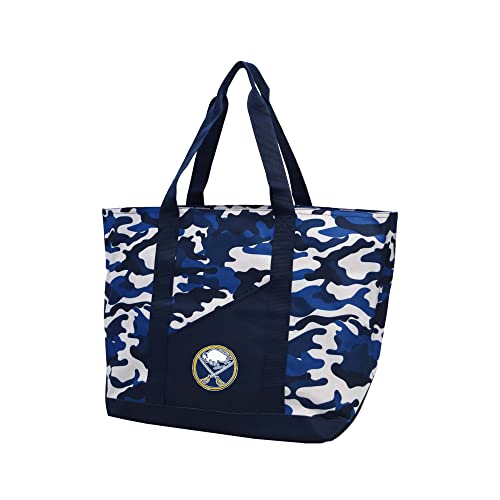 Littlearth Unisex-Adult NHL Buffalo Sabres Super-Duty Camo Tote, Team Color, One Size