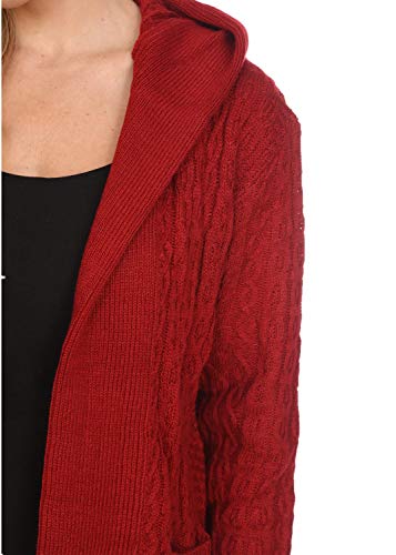 Image of SIMPLY COUTURE Women's Casual Pullover Cable-Knit Oversize Sweater