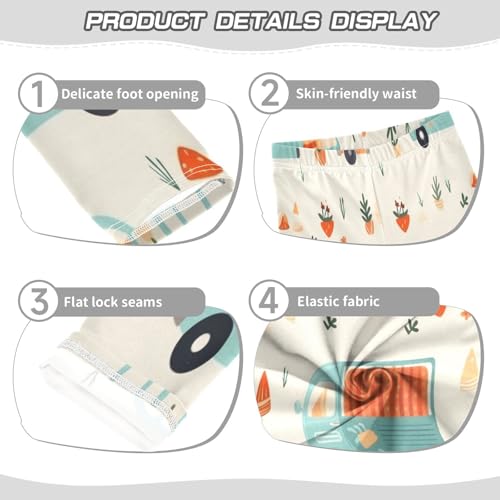 Bolaz Toddler Girls Leggings Printed Yoga Pants Leggings Cartoon Car for Kids3