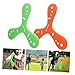 TOBBOMEY 2Pcs Soft Triangle Boomerangs for Safe Flying for Outdoor Fun for Parks Beaches and Family Activities Random Logo Design