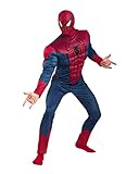 spiderman liegestütz muskeln Lieferumfang: 1 x Spiderman Herren Muskel Kostüm Supreme bestehend aus - Jumpsuit mit Muskelpartien - Maske