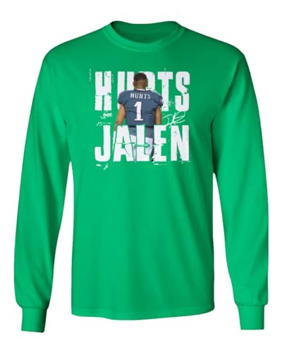 Football Star Player Quarterback Philadelphia Hurts Long Sleeve T-Shirt