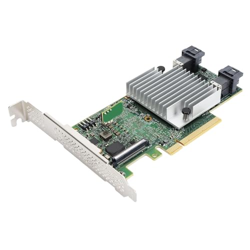PCI Controller Card, 8 Port 12Gbps SATA SAS PCI Express 3.0 X8 Expander Card for SAS3108 Chip, RAID Controller Card, Array Card, Manage Multiple Drives