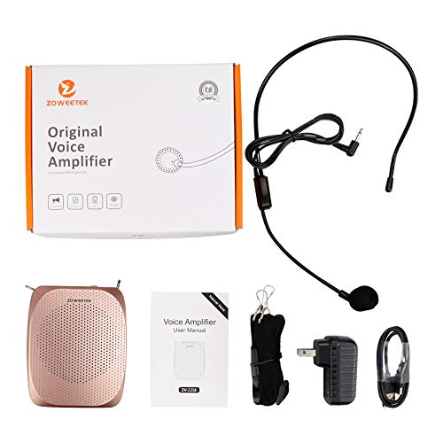 ZOWEETEK-Voice-Amplifier-Microphone-Headset-for-Teachers-Original-Portable-Voice-Amplifier-Work-of-12-hrsPersonal-Voice-Amplifiers-for-Classroom-Meeting-SpeechTour-GuideSupport-MP3-Format-Audio