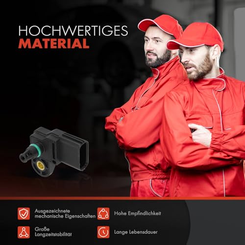 Frankberg Luftdrucksensor Höhenanpassung Drucksensor Luftdruck Ladedruckgeber Ladeluftdrucksensor Ladeluftdruck Replace# 0261230219