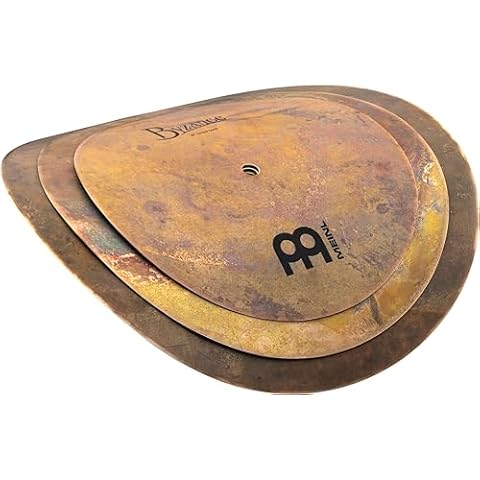 Meinl Cymbals Byzance Vintage 3-Piece Smack Stack Cymbal Pack 10", 12", 14" — Made in Turkey — B20 Bronze, 2-Year Warranty (B024VSM) Cover