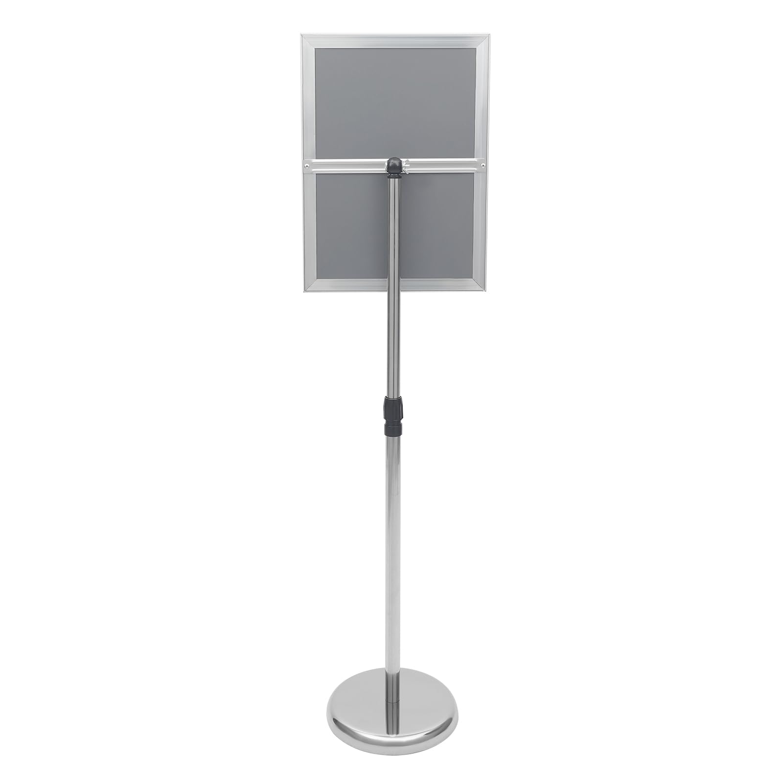 Soporte de aluminio para publicidad e información, A3, altura regulable, giratorio, con marco plegable, moderno, estable, para carteles, menús en restaurante, hotel, oficina, recepción