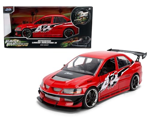 JADA TOYS 1/24 ���C���h�X�s�[�h 25���N �V���[���Y �O�H �����T�[ �G�{�����[�V���� IX ���b�h Sean�fs Lancer Evolution Fast & Furious �~�j�J�[ [���s�A���i]