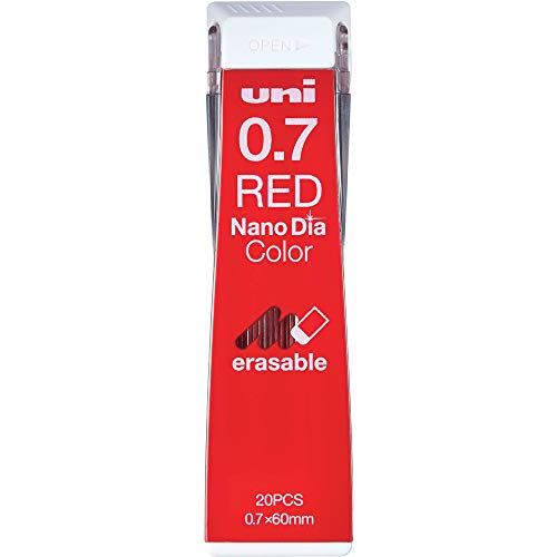 Mines fines Nanodia Couleur 0,7 mm Red haute résistance à la casse