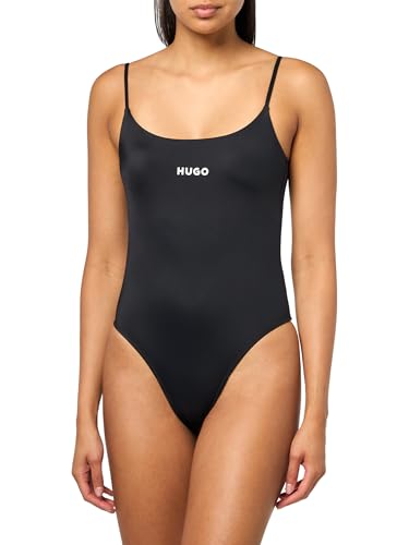 HUGO Women's Standard Pure Small Logo Swimsuit