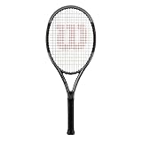 Wilson H2 Adult Recreational Tennis Racket - Grip Size 3-4 3/8, Grey/Black