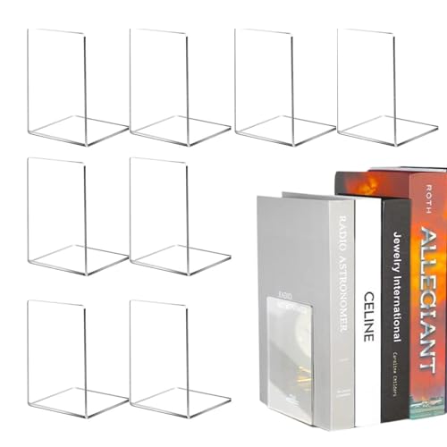 Serre-Livres Transparents en Acrylique robustes pour maintenir les livres - 2