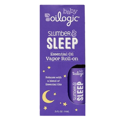 Oilogic Slumber & Sleep Roll-On Essential Oil for Babies & Toddlers - Gentle Aromatherapy Essential Oils, Mess-Free Comfort & Wellness Blends -...
