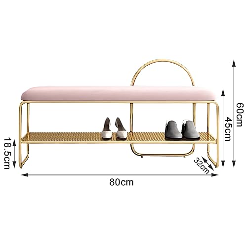 Range-chaussures structure métal et coussin premium pour intérieur moderne - 3