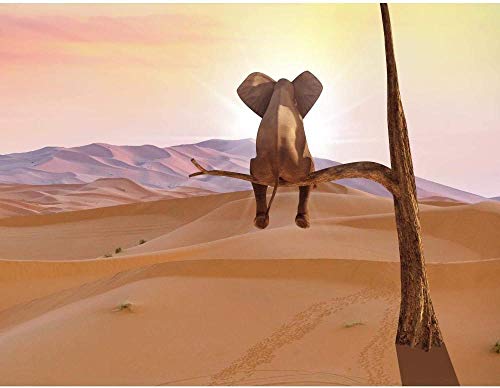 Fototapete Afrika Elefant Vlies Tapete Wohnzimmer Schlafzimmer Büro...