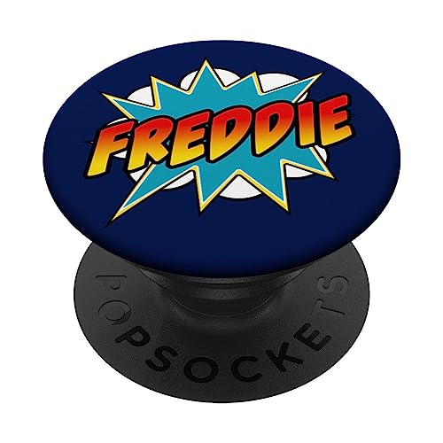 Freddie Name Bande dessinée pour homme PopSockets PopGrip Interchangeable