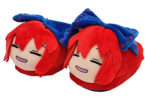 Touhou Project Plush Slippers House Slipper Home Cute Sliders Indoor Slip Shoes