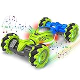 Fosgoit Coche Teledirigido con la Mano RC Drift 2,4 GHz 4WD Offroad con Música y Luz Juguetes para Adultos, Regalo para Niños de 4 5 6 7 8 9 Años