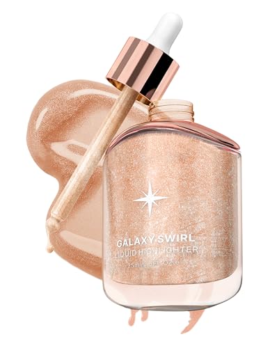 Erinde Olio Corpo Illuminante – Champagne, Olio Brillantini Corpo, Idratante e a lunga durata, Glitter Body Luminizer, Crema Glitter Highlighter, Body Shimmer Makeup per viso corpo gamba–25 ml