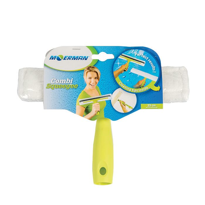 Moerman Window Combi Squeegee Scrubber 25 cm