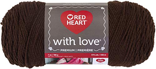 Image of Red Heart With Love Yarn - Chocolate
