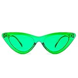 GloFX Green Color Therapy Glasses - Cat Eye Sunglasses - Chromotherapy Migraine Chronic Pain - Green Light Therapy Fashion Glasses