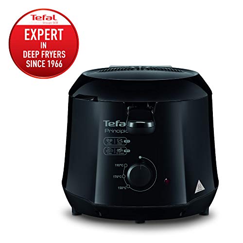 T-fal FF230850 Cool-Touch Mini Deep-Fryer, 1.2-Liter, Black