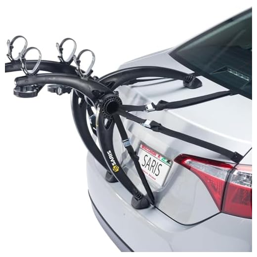 Saris Bones Car Trunk Bike Rack, 2 Bikes , Black