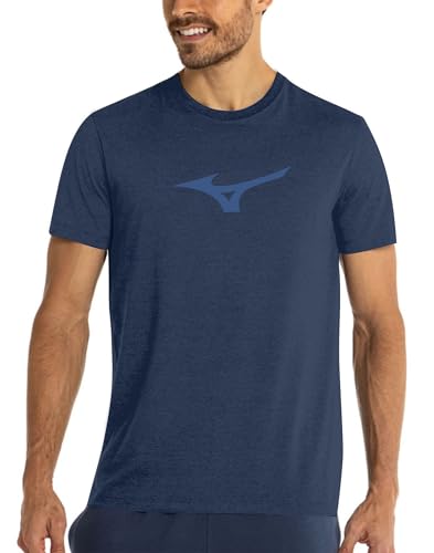 T-Shirt Mizuno Lifestyle, M, Azul
