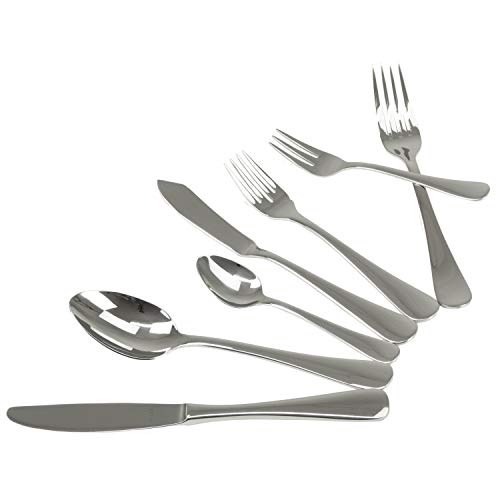 Solex Julia - Set di posate da 42 pezzi per 6 persone, con posate da pesce