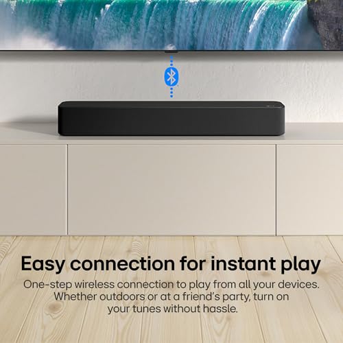 Image of LG SF1A 30 Watts 2.0 Channel Mood Lighting, Compact Size Soundbar with Bluetooth Wireless Connectivity (Black)