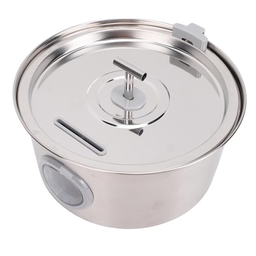 Fuente de agua para gato 3.2L acero inoxidable automática