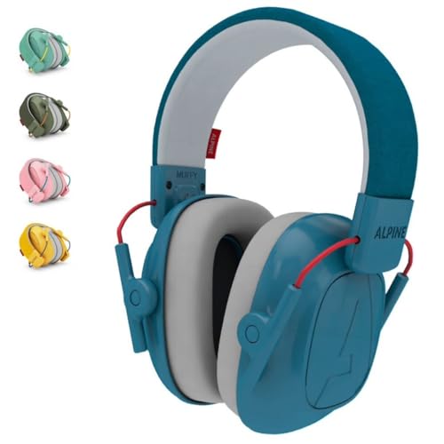 Alpine Muffy Casque Anti-Bruit Enfants, Bleu