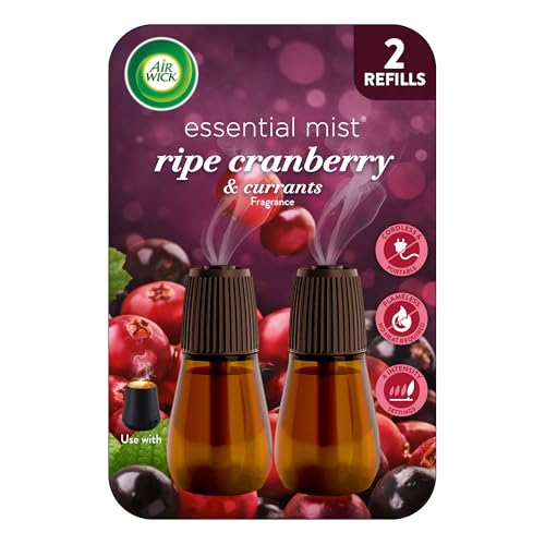 Image of Air Wick Essential Mist - Twin Refill Ripe Cranberry & Currants, 2 Refills