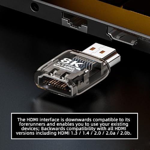 cablecc 3PCS HDMI 2.1 Extension Adapter - M-F 8K 3 piezas miniatura 4