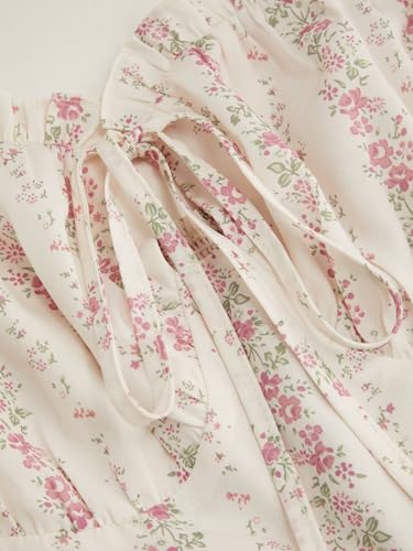 Image of CIDER Floral Dress for Women Summer Mini Sundresses Spaghetti Strap Cute Vacation Dresses Boho Casual Outfits