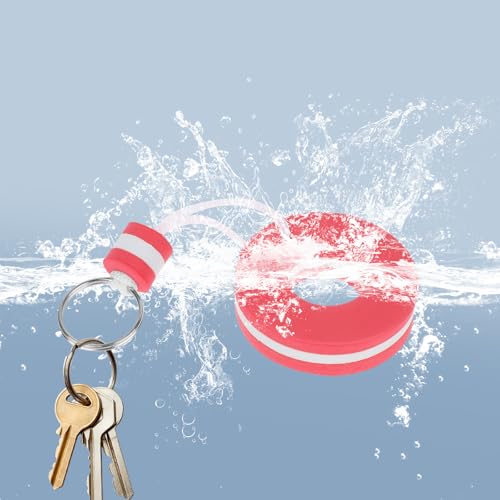 Image of 4PCS Floating Keychain water Boat Key Floating Keychain for Swimming Pool, Gym, Mall, Sauna, Boat Keys High Visibility Waterproof