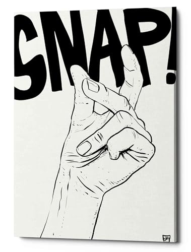 Epic Graffiti 'Snap' by Giuseppe Cristiano, Canvas Wall...