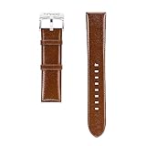 Tinwoo Smart Watch Bands,22mm,Leather(Brown)