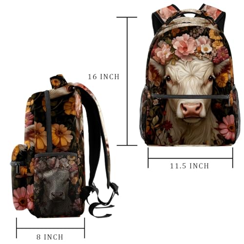 Sac à dos d'école multicolore idéal pour le collège et les sorties