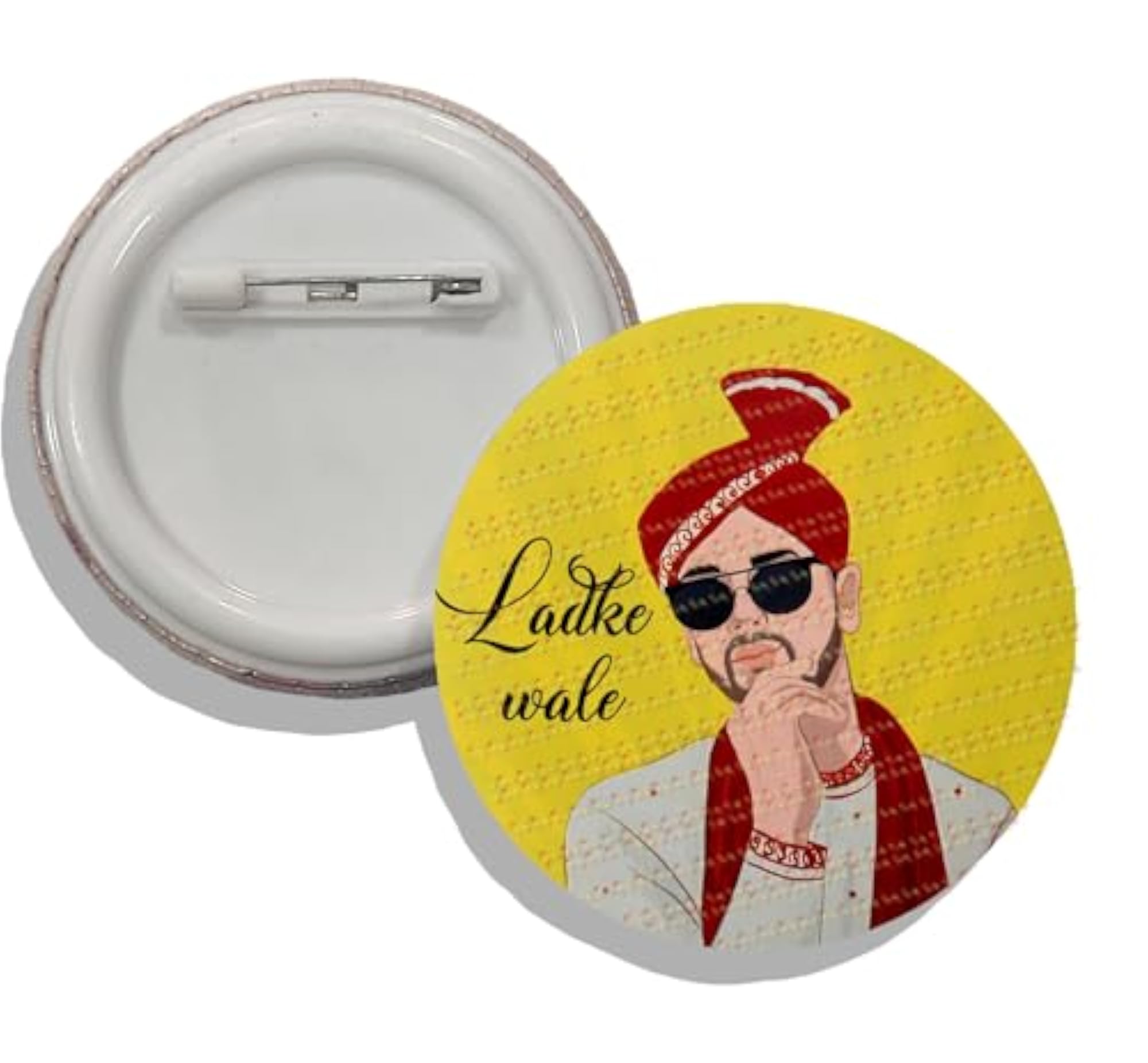 Ladkiwale & Ladkewale Wedding Badges, Unique Gift