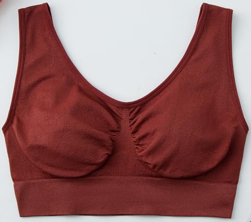 Image of Hiking Gril Women's Comfort Wirefree Bralette Unpadded Sleep Yoga Bra