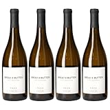 ブレッド＆バター ワイン シャルドネ 白ワイン まとめ買い カリフォルニア産 オバマ元大統領採用 TPPランチ提供 Bread & Butter (4本, 3000, ミリリットル)