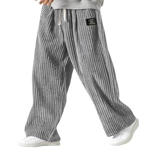 Pantalones De Correr Para Hombres De Cintura Alta De Entrenamiento Pantalones Casual De Color Sólido Suelto Pista Pants Con Bolsillo Y Cordón De Ajuste De Moda Streetwear Adelgazar Running Trabajo