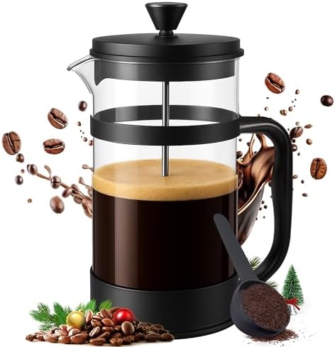 Utopia Kitchen Borosilicate Glass French Press Coffee Maker 34 oz...