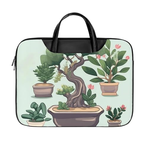 Bolso para laptop de cuero impermeable 15.6 pulgadas miniatura 1