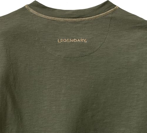 Legendary Whitetails Men’s Henley Long Sleeve Casual Fit Shirt