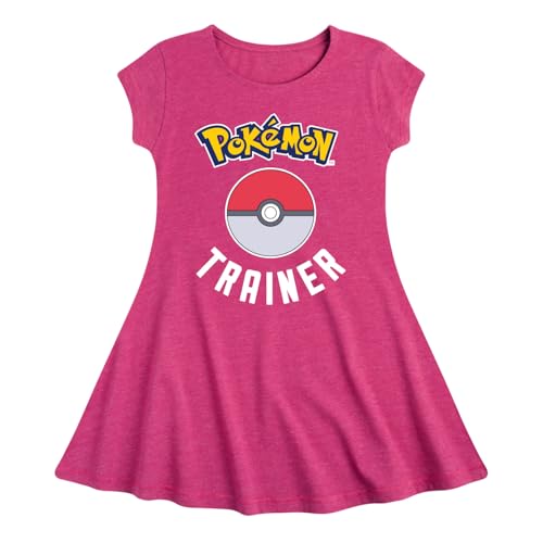 HYBRID APPAREL - Pokémon - Pokémon Trainer Pokeball Logo - Youth Girls Fit and Flare Dress